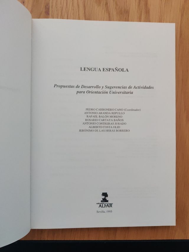 Lengua Española COU