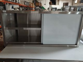 ESTANTERÍA DE PARED NUEVA ACERO INOX 1,4M
