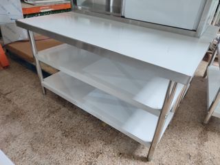 MESA NUEVA ACERO INOX 1,5M