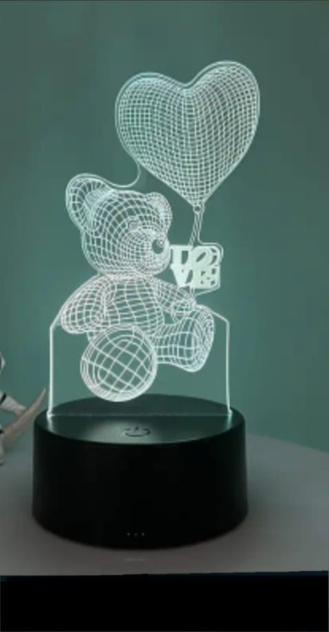 Lampara con osito Love