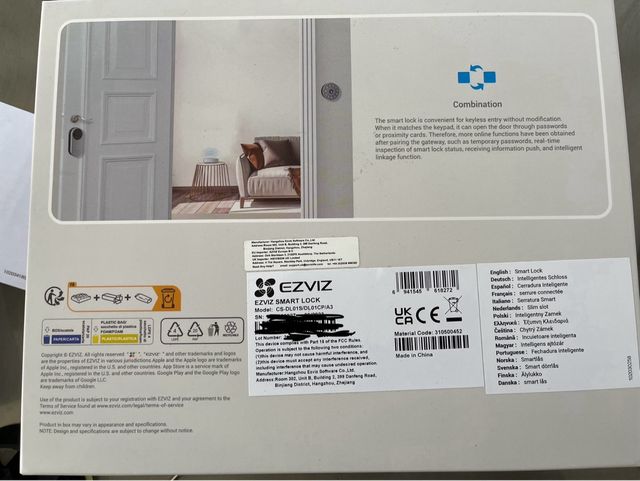 Cerradura inteligente EZVIZ DL01S