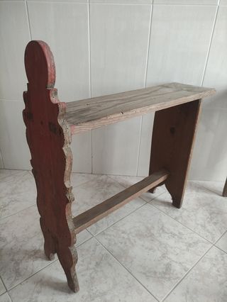 Soporte o patas de madera para baúl