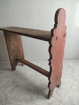 Soporte o patas de madera para baúl