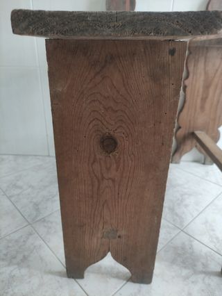Soporte o patas de madera para baúl