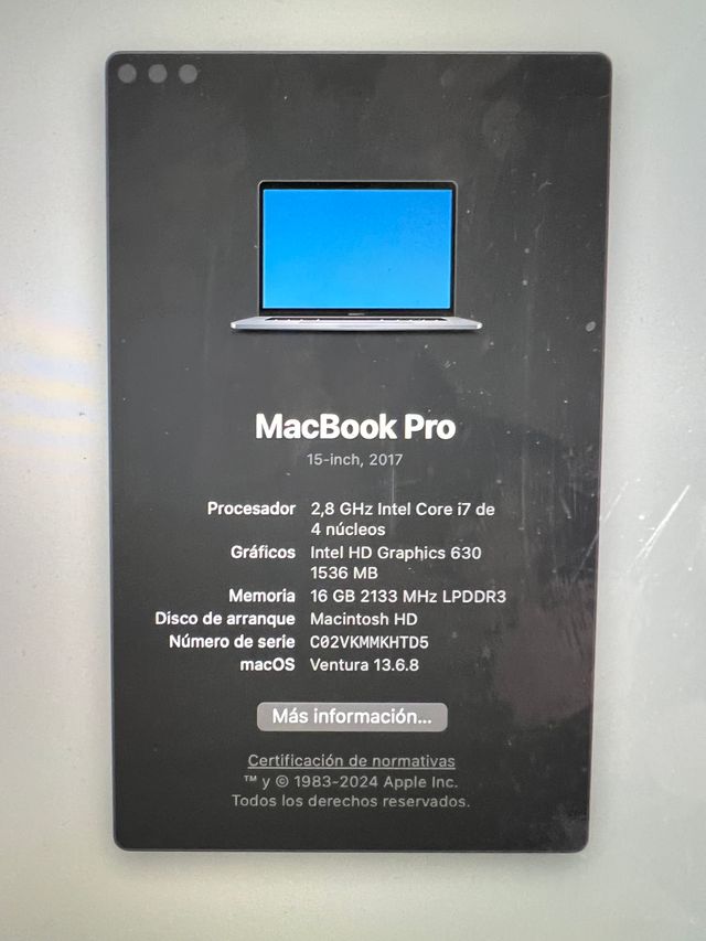Macbook Pro 15" 2017