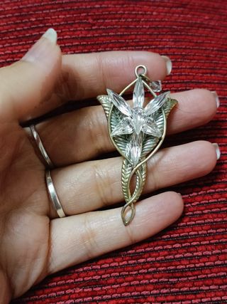 Colgante arwen señor de los anillos plat