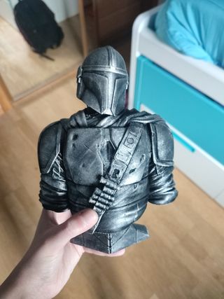 Figura Mandalorian, impresa en 3D.