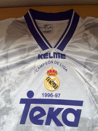 Camiseta Real Madrid Campeon de liga 96/97 Raul 