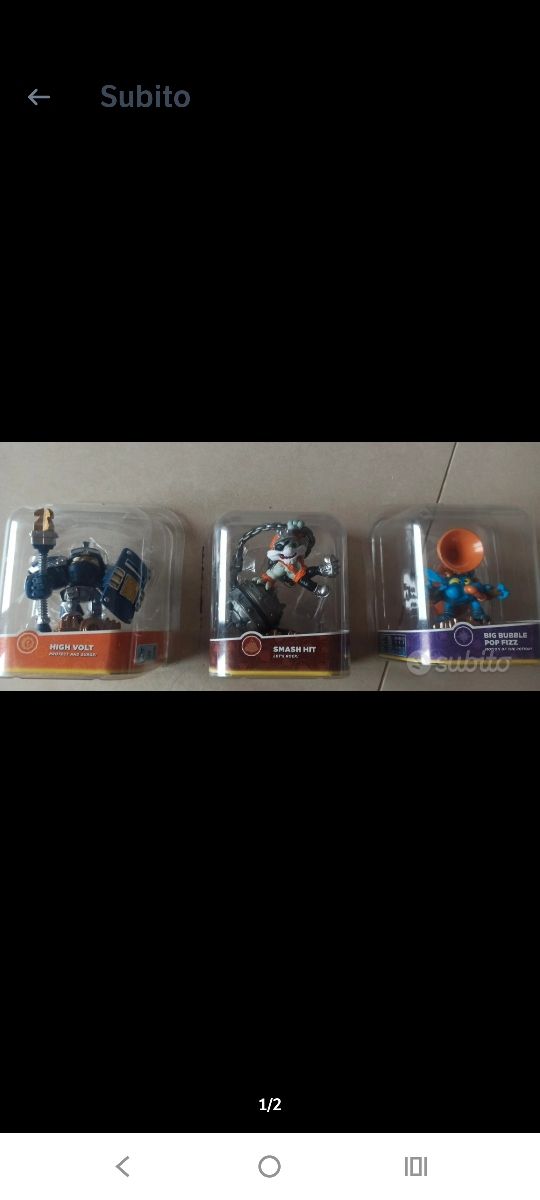 Skylanders set 3 pezzi