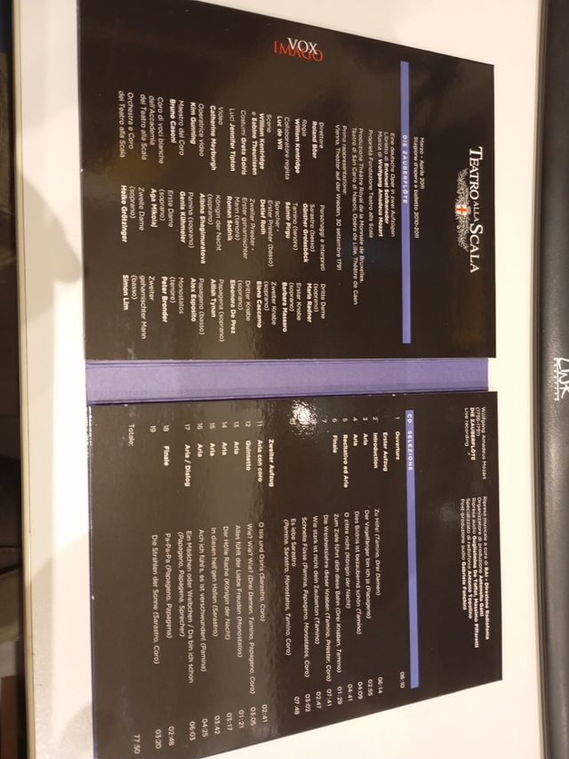 Mozart Die Zauberflote