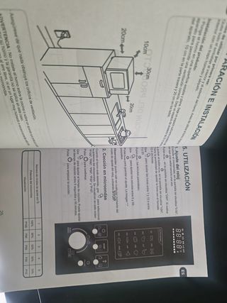 Horno microondas 