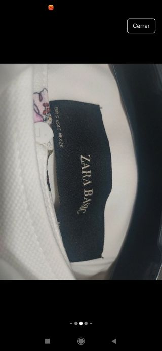 Abrigo de primavera verano de Zara.