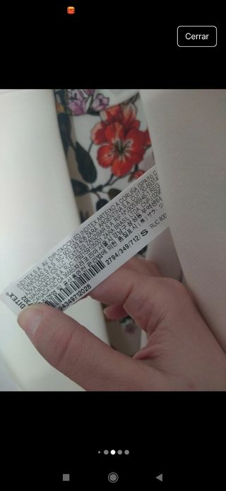 Abrigo de primavera verano de Zara.