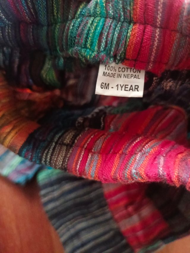 Pantalones hippie bebe