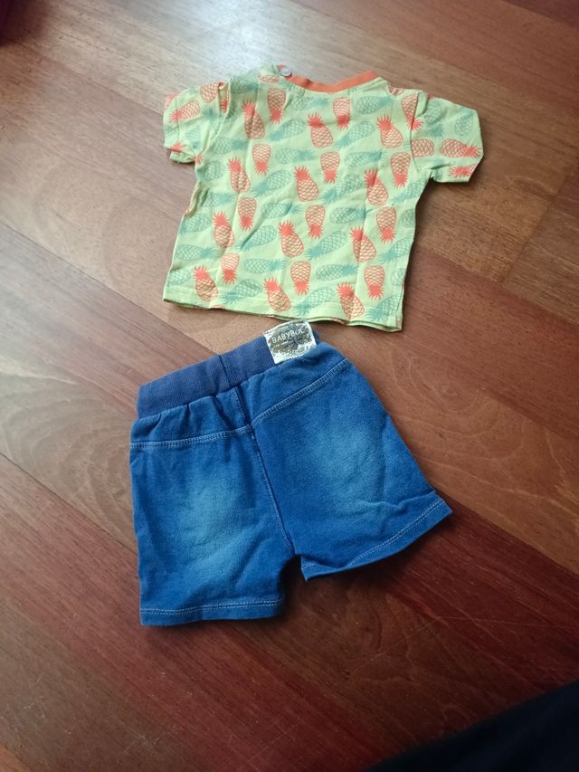 Conjunto pantalón y camiseta bebe