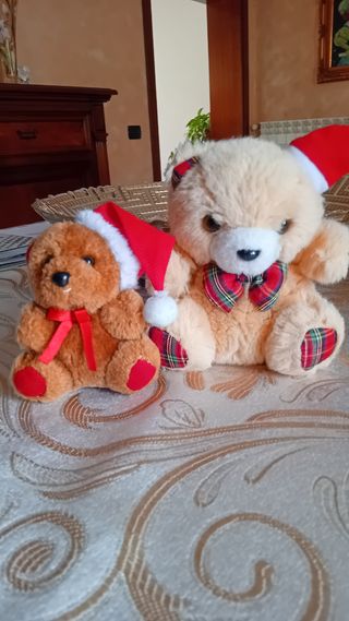 Peluche orsetti Natale