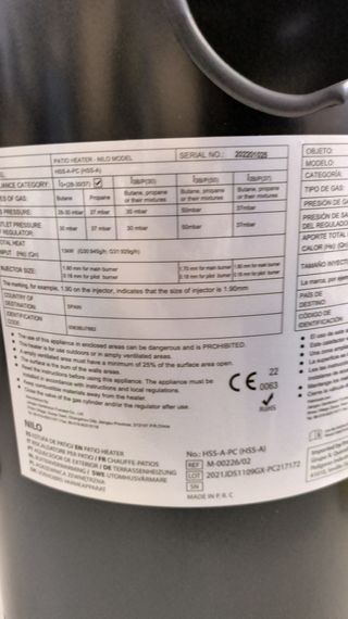 MOBICLINIC NILO ESTUFA EXTERIOR W8L1738