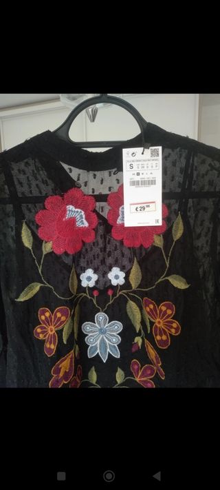 Blusa transparente