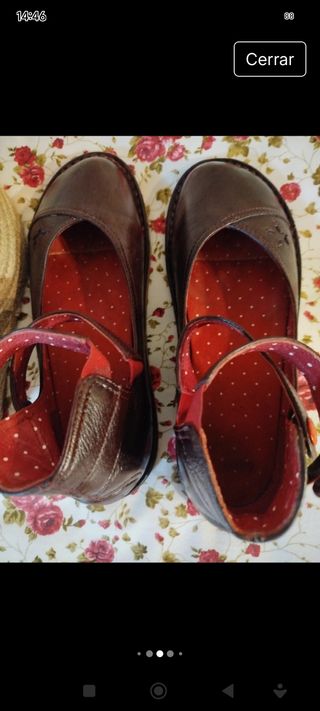 Manoletinas Camper N 36, regalo sandalias
