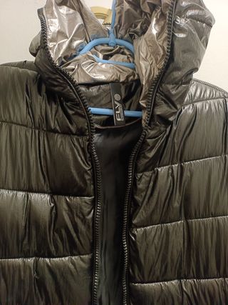 Parka larga de mujer 
