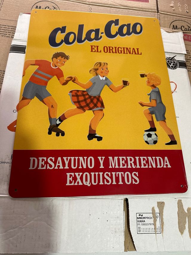 Cartel decorativo colacao