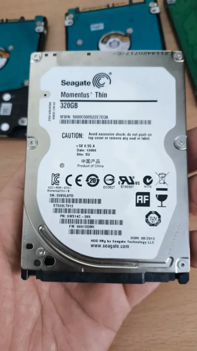 5 HDD de 2.5