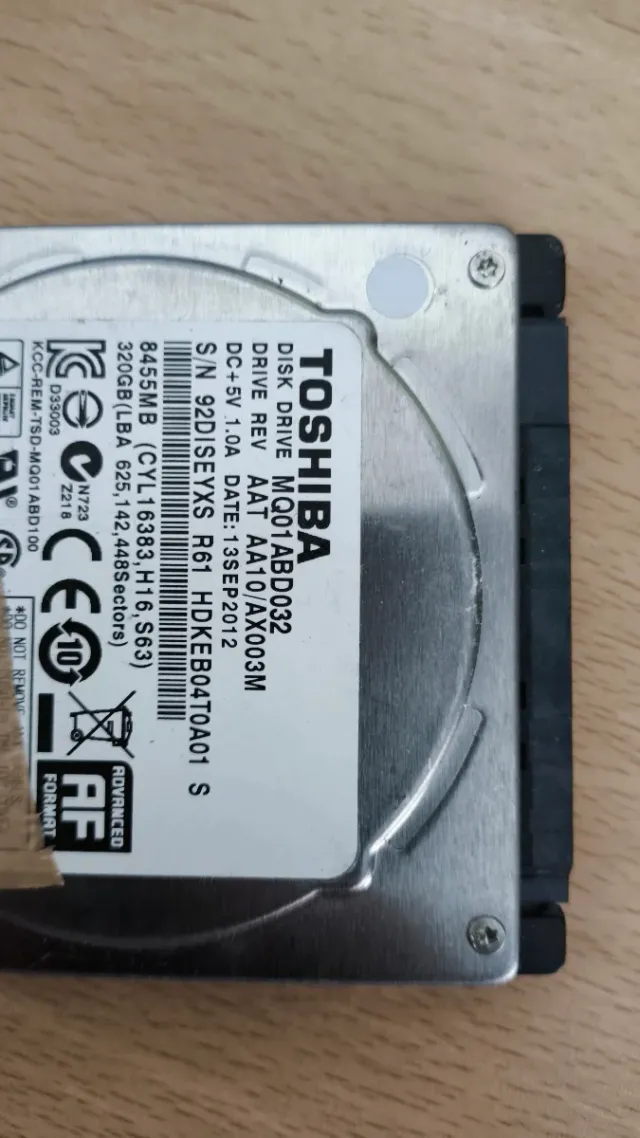 5 HDD de 2.5