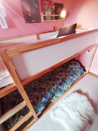 Cama y Litera reversible de madera de IKEA