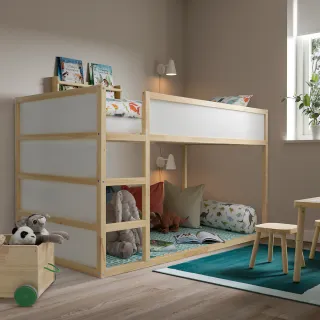 Cama y Litera reversible de madera de IKEA