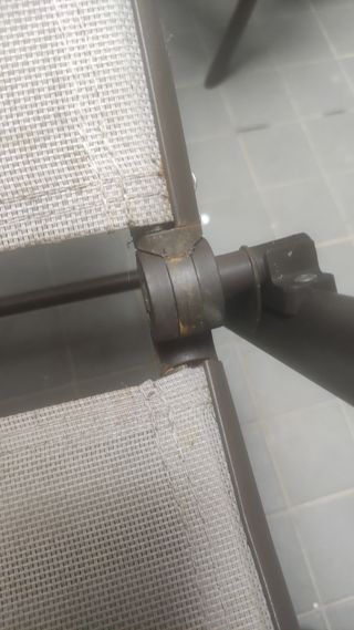 Set de exterior de mesa y 4 sillas ajustables