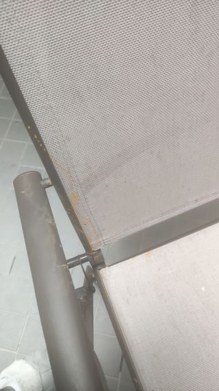 Set de exterior de mesa y 4 sillas ajustables