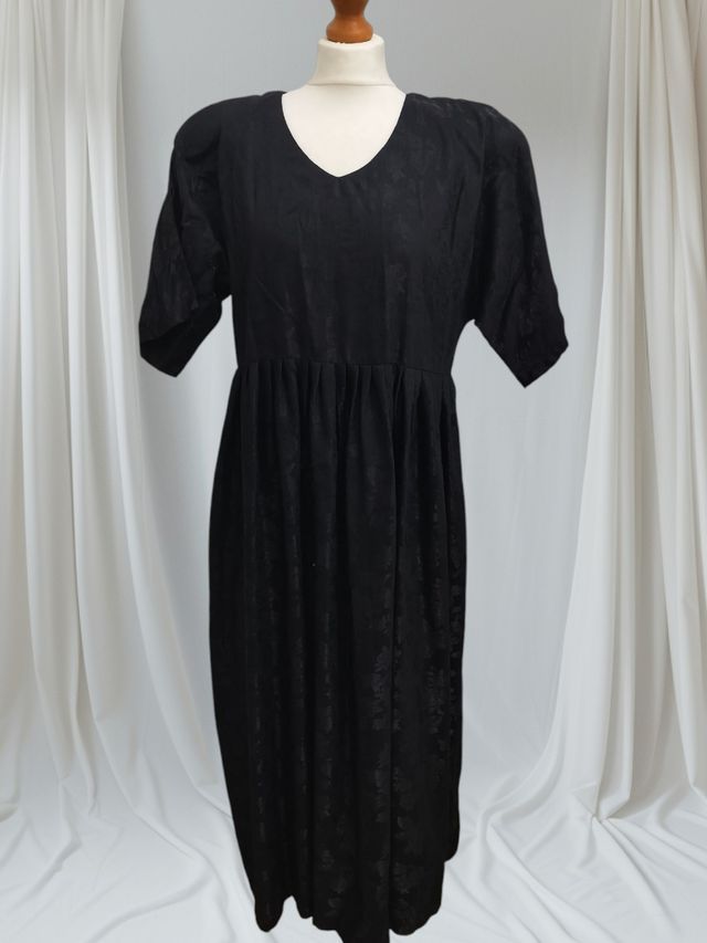 Abito sartoriale estivo Olga Positano nero tg U