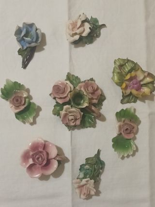 Lotto porcellana Capodimonte 9 pezzi 