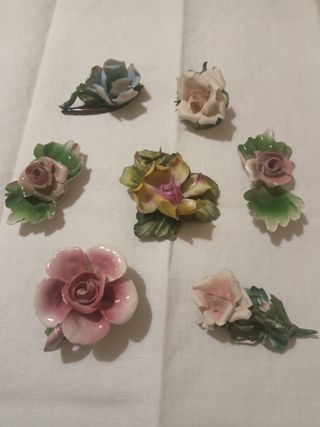 Lotto porcellana Capodimonte 9 pezzi 