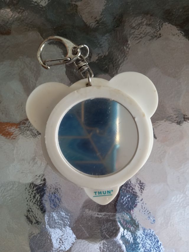 THUN Specchietto portachiavi panda