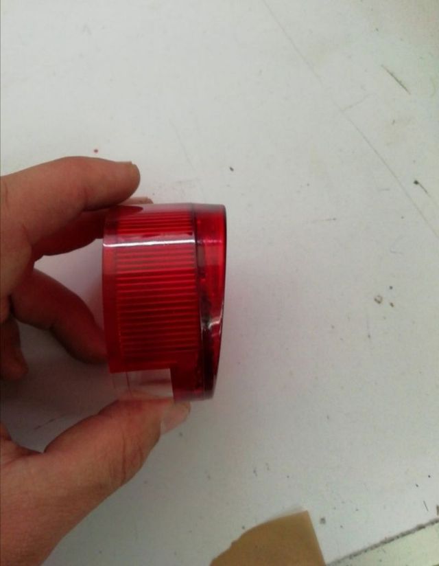 Tulipa piloto trasero redondo moto clasica montesa