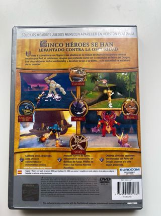 SOLO Caja y Manual Spyro Hero Tail PS2
