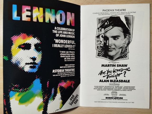 PHOENIX THEATRE PROGRAMA