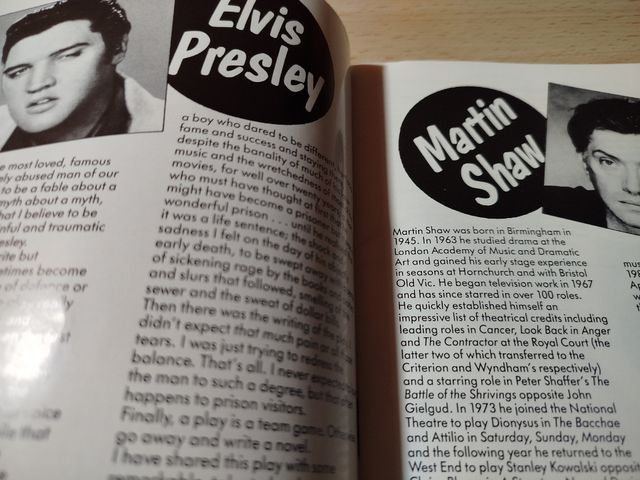 PHOENIX THEATRE PROGRAMA