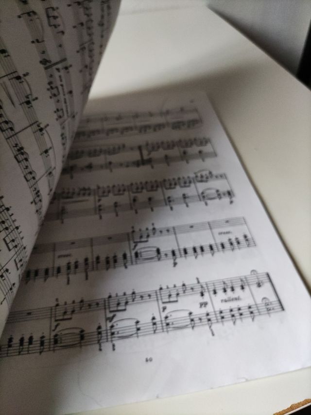 Libro de partituras de piano