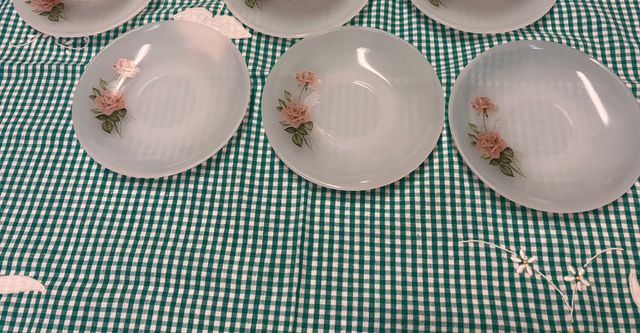 Juego de café Arcopal rosas