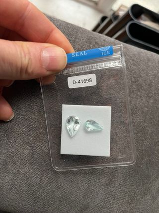 Aguamarina certificado gema