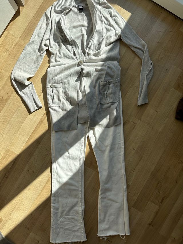 Set jeans e cardigan mango