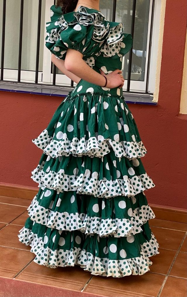 Traje de flamenca talla 36