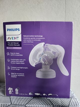 Sacaleches manual Philips Avent