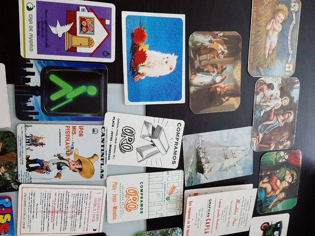 Lote de calendarios de bolsillo desde 1970