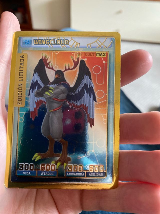 Carta invizimals edicion limitada Wingcloud