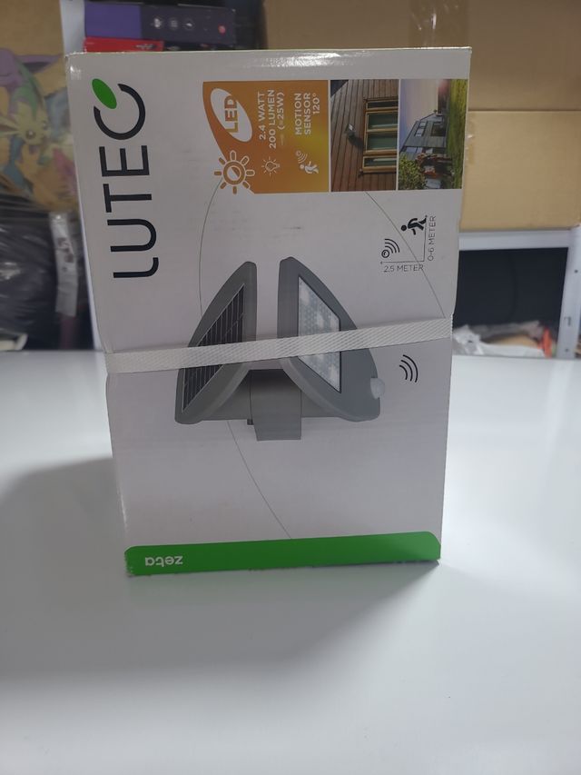 lutec Solar lámpara de pared exterior