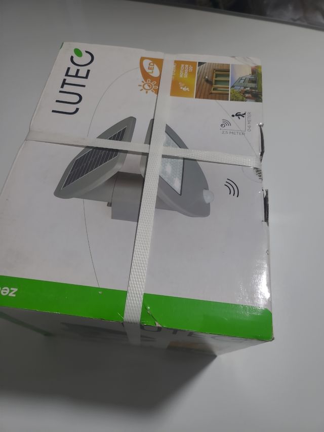 lutec Solar lámpara de pared exterior