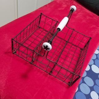 Caja-cesta forja y ceramica